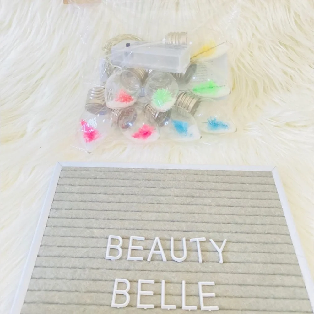 Target Christmas snow globe string lights